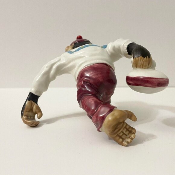 Vtg Enterprise Curling Stone Sport Chimp Chimpanzee Monkey Japan Figurine Chips - Picture 3 of 16